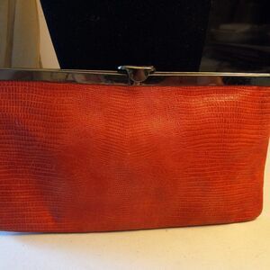 Vintage Etra leather clutch